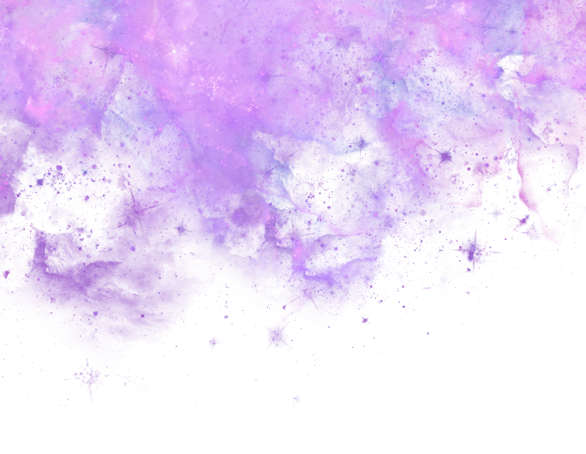 Purple Galaxy Border